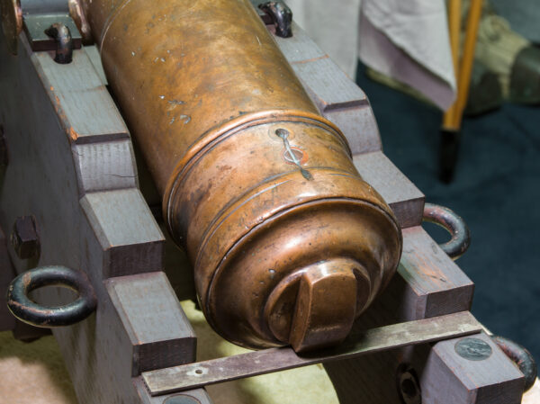18th Century French Model 1756 Naval Cannon on Carriage - Image 3