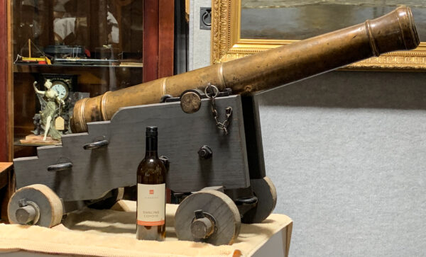 18th Century French Model 1756 Naval Cannon on Carriage - Image 2