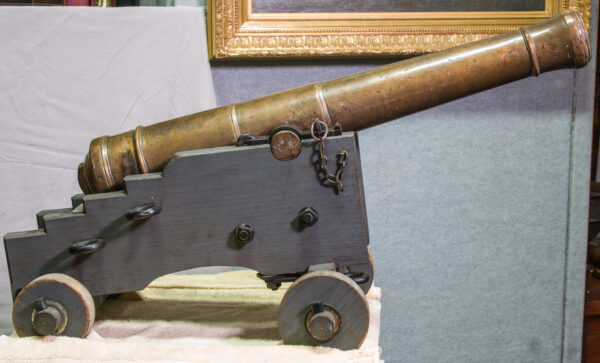 18th Century French Model 1756 Naval Cannon on Carriage - Image 11