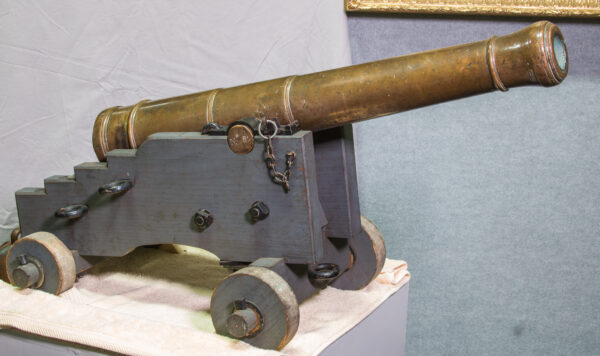 18th Century French Model 1756 Naval Cannon on Carriage - Image 10