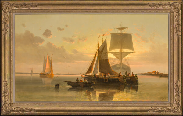 Fishing Boats at Sunset - Image 5