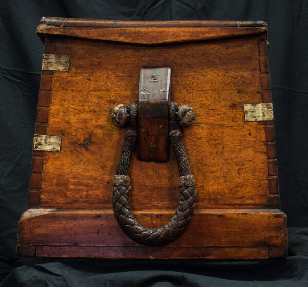 Camphor Wood and Brass Sea Chest Owned by a Danish Sea Captain - Image 4