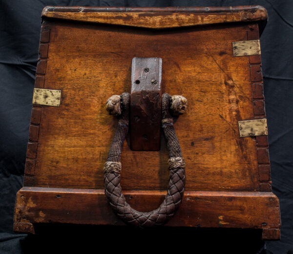 Camphor Wood and Brass Sea Chest Owned by a Danish Sea Captain - Image 3