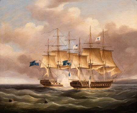 H.M.S. ENDYMION Captures U.S.S. PRESIDENT, War of 1812 Action