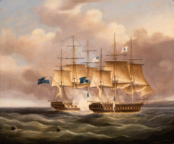 H.M.S. ENDYMION Captures U.S.S. PRESIDENT, War of 1812 Action