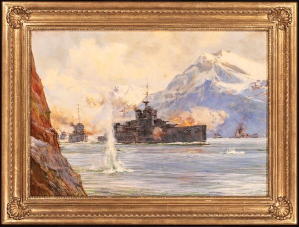 H.M.S. WARSPITE at the Second Battle of Narvik, WWII - Image 5