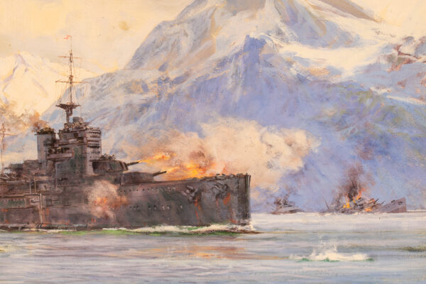 H.M.S. WARSPITE at the Second Battle of Narvik, WWII - Image 3