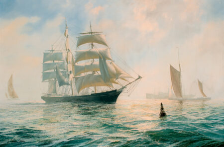 CUTTY SARK Entering the Thames River