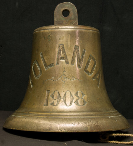 Ship's Bell from the NYYC Steam Yacht IOLANDA of 1908