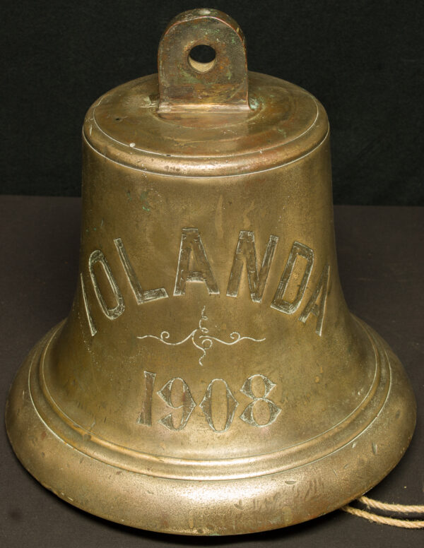 Ship's Bell from the NYYC Steam Yacht IOLANDA of 1908 - Image 6