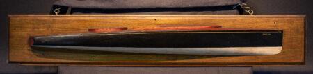 Builder's Half Hull Model of the Racing Yacht Javelin