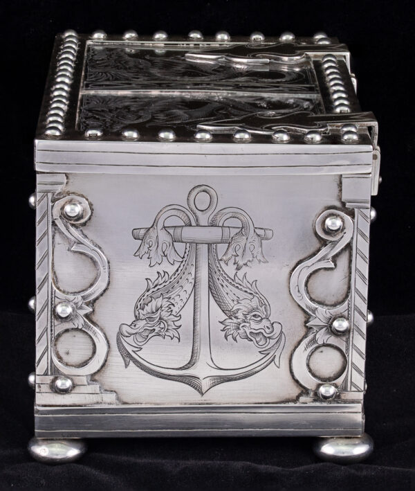 John Paul Jones French Silver Chest - Image 11