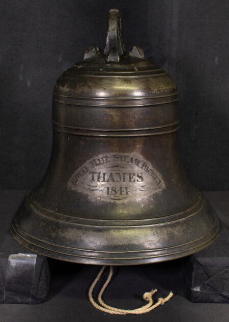 Ship's Bell from the Royal Mail Steamship Packet THAMES of 1841