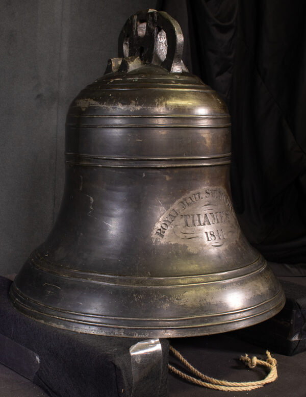 Ship's Bell from the Royal Mail Steamship Packet THAMES of 1841 - Image 11