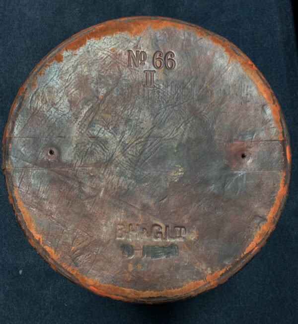 British Naval/Military Leather Shot & Cordite Bucket - Image 2