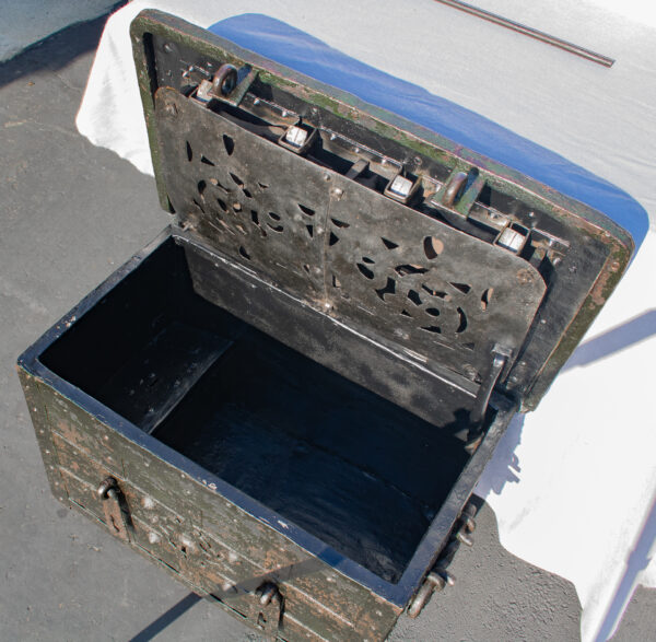18th Century Armada Chest with Original Keys - Image 5