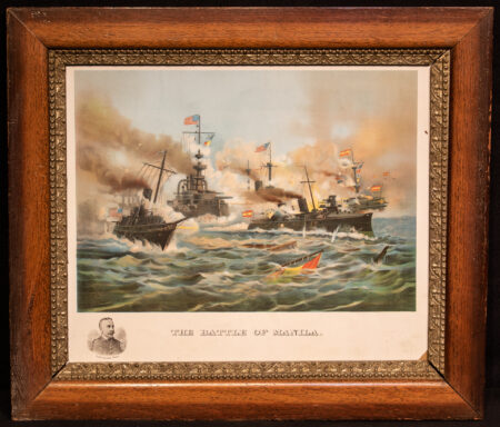 Battle of Manila Lithograph