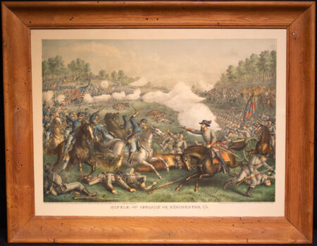 Battle of Opequan or Winchester Virginia Print