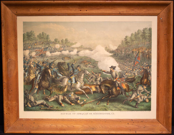 Battle of Opequan or Winchester Virginia Print