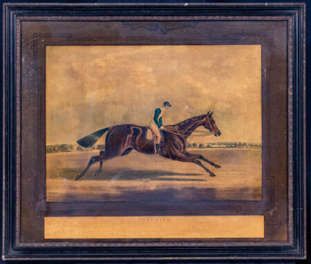 Horse Racing Engraving Ascot Winner Bee's Wing