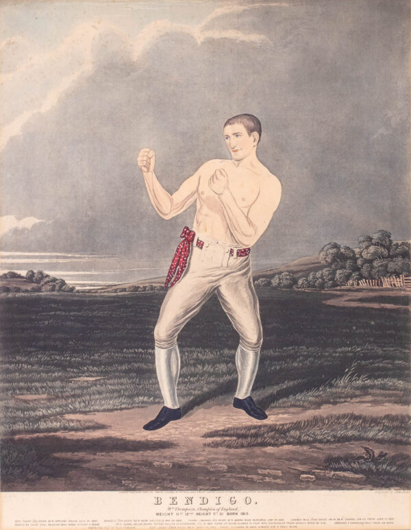 Engraving of a Boxer Bandido - Image 2