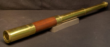 Brass and Mahogany Two Draw Telescope