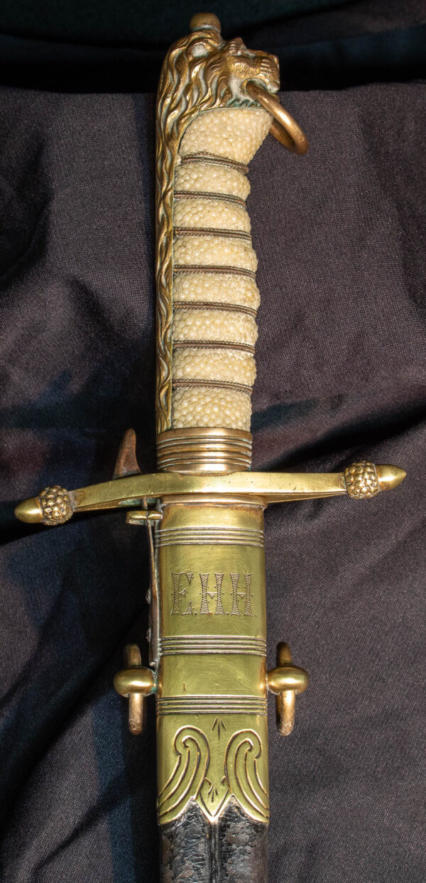 British Royal Naval Dirk with Scabbard - Image 6