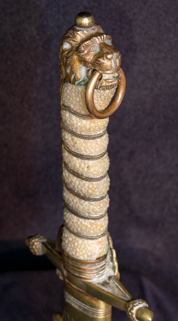 British Royal Naval Dirk with Scabbard - Image 5