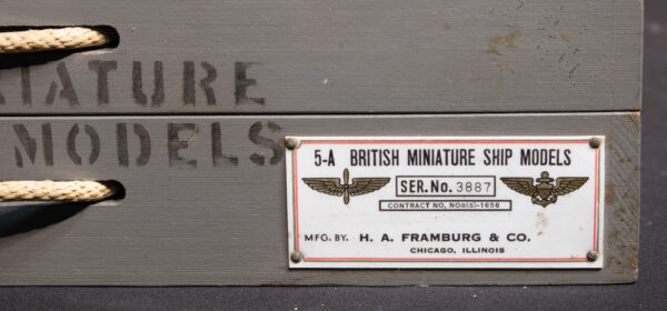 WWII American Recognition Models of British Ships - Image 7
