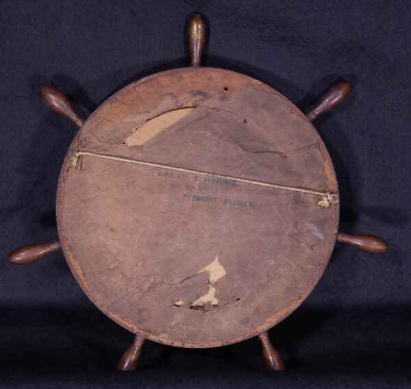 Celtic Race Liverpool Painting Photo in Period Ships Wheel Frame - Image 3