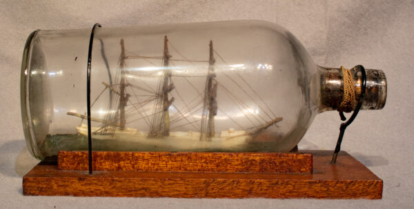 Full Rigged Ship in Bottle - Image 3