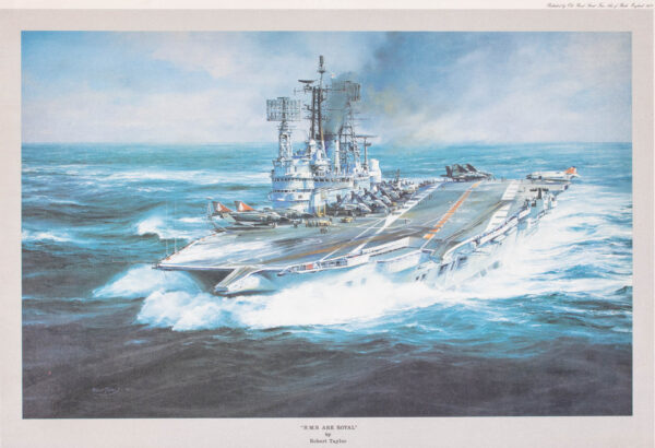 Print of the Aircraft Carrier HMS ARK ROYAL - Image 3