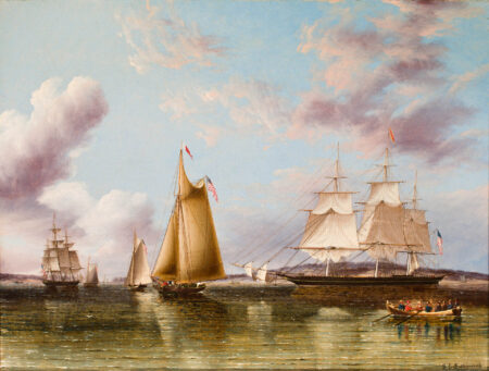 N.B. PALMER at Anchor off Staten Island, New York