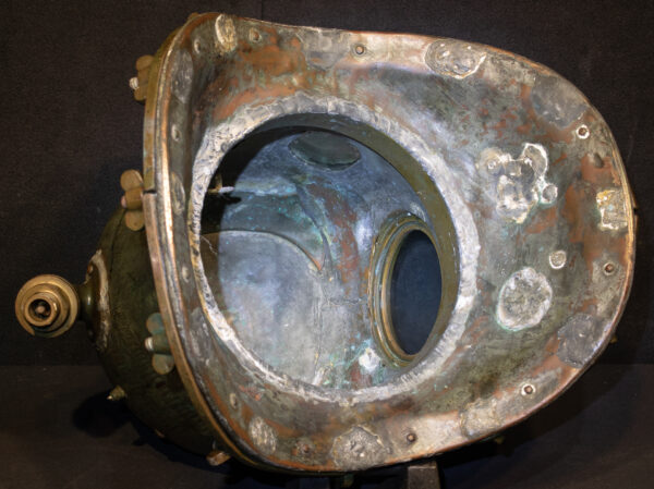 WW2 Era Korean Deep Water Dive Helmet - Image 2