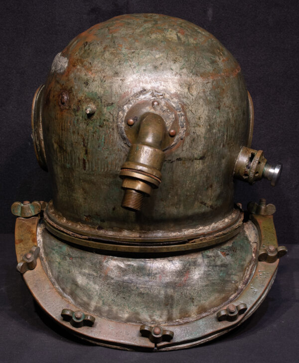 WW2 Era Korean Deep Water Dive Helmet - Image 8