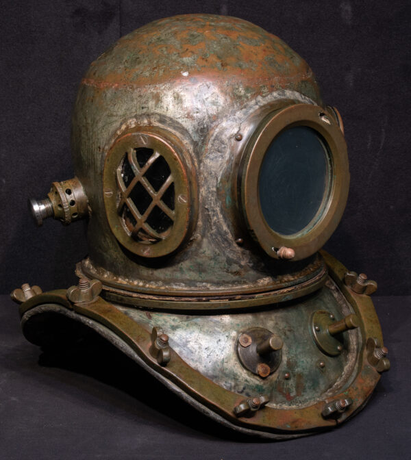 WW2 Era Korean Deep Water Dive Helmet - Image 5