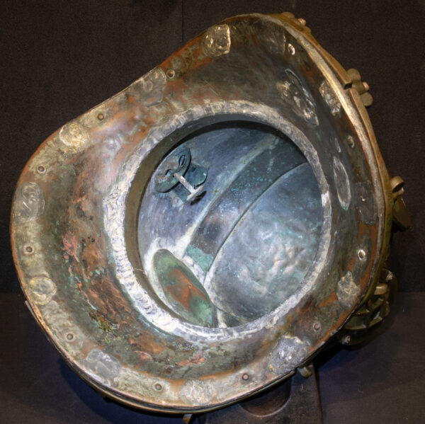 WW2 Era Korean Deep Water Dive Helmet - Image 3