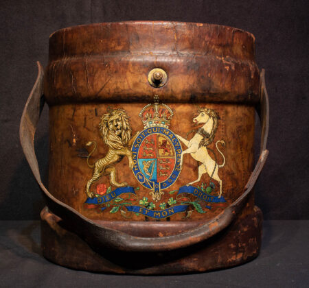 British Naval/Military Leather Shot & Cordite Bucket