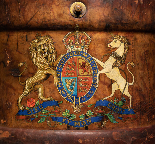 British Naval/Military Leather Shot & Cordite Bucket - Image 8