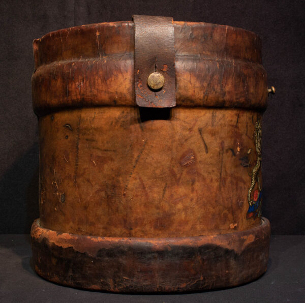 British Naval/Military Leather Shot & Cordite Bucket - Image 4