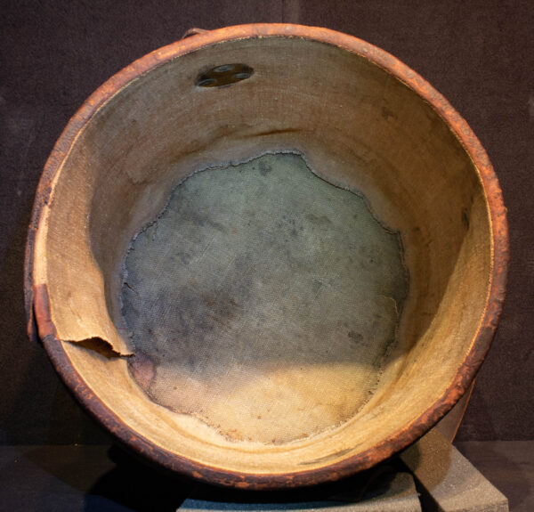 British Naval/Military Leather Shot & Cordite Bucket - Image 3