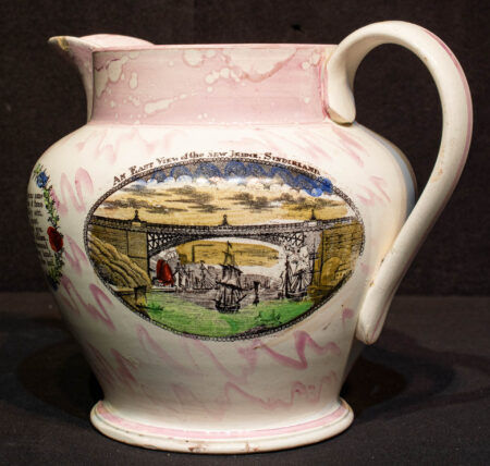 Large Sunderland Jug with Sunderland Bridge