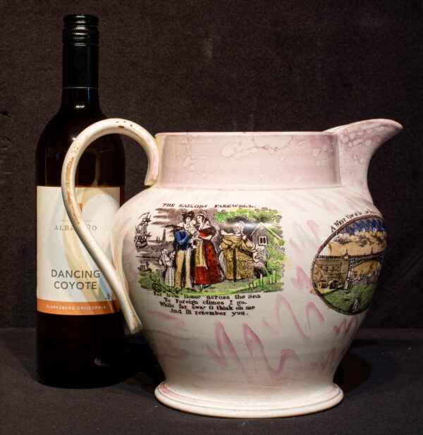 Large Sunderland Jug with Sunderland Bridge - Image 5
