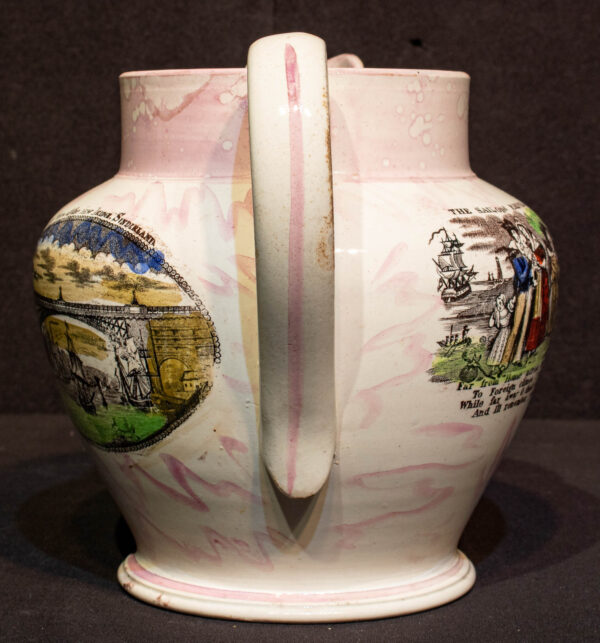 Large Sunderland Jug with Sunderland Bridge - Image 4
