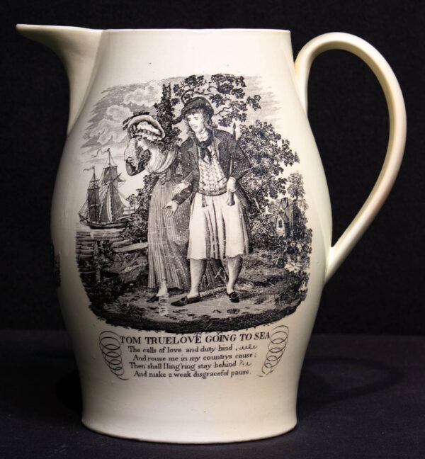 Liverpool Pottery Jug- Tom Truelove Going to Sea - Image 4