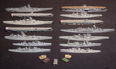 WWII Naval and Military Recognition Models