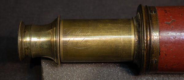 Dollond of London Single Draw Mahogany Telescope - Image 4