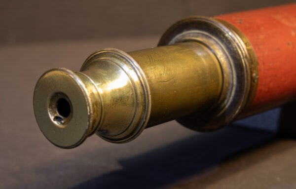 Dollond of London Single Draw Mahogany Telescope - Image 3