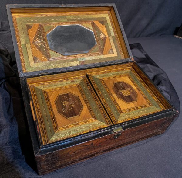 Napoleonic Prisoner of War Straw Box - Image 5