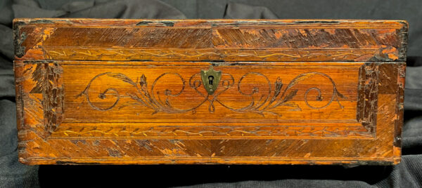 Napoleonic Prisoner of War Straw Box - Image 3